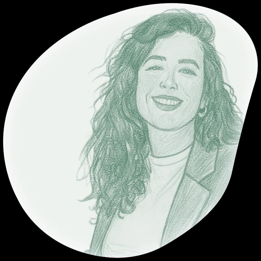 Portrait illustration of Monet Goode