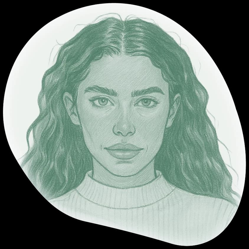 Portrait illustration of Emma Marsh