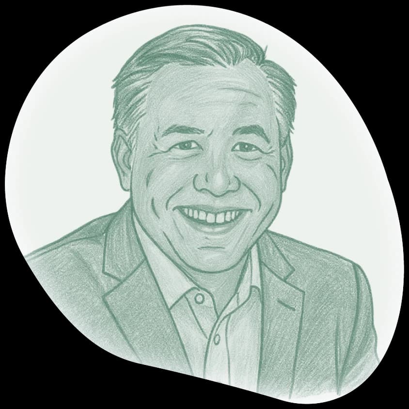 Portrait illustration of Karl Holland